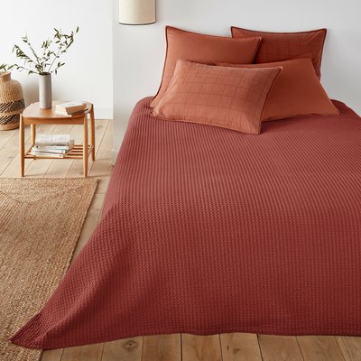 Tagesdecke Waffle, vorgewaschene Baumwolle LA REDOUTE INTERIEURS