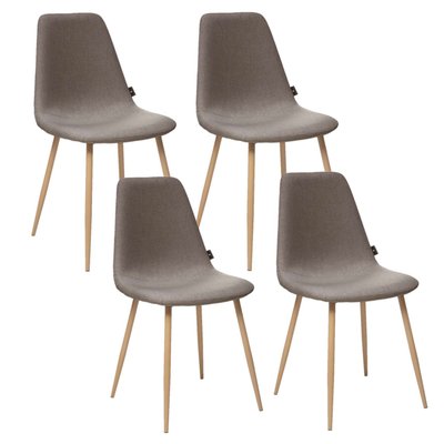 Lot de 4 - Chaise design scandinave Roka TOILINUX