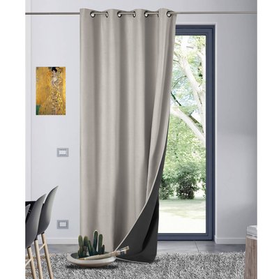Rideau anti-froid doublé polaire HOME MAISON