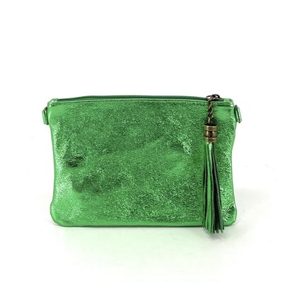 Pochette en cuir grainé irisé MORGANE OH MY BAG
