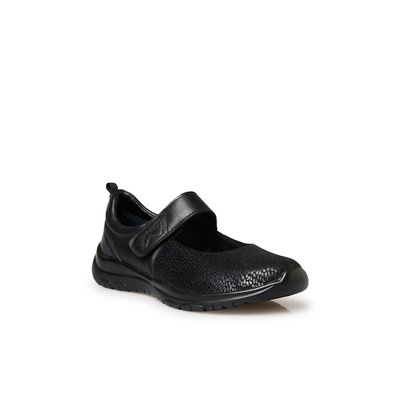 Pediconfort Babies Babies cuir à patte scratch - Noir femme noir