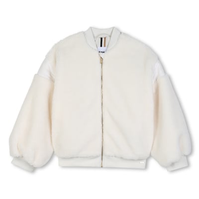 Blouson en sherpa BOSS KIDSWEAR