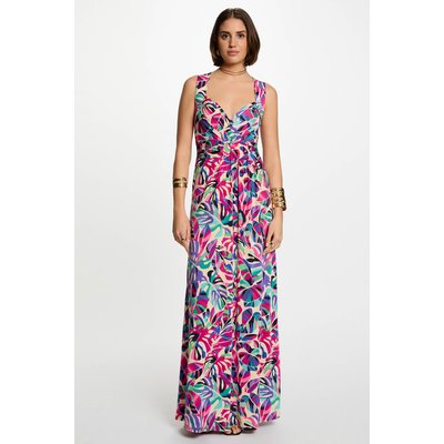 Robe longue droite imprimée MORGAN
