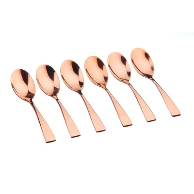 Lot de 6 petites cuillères en inox, NUDE BJORN
