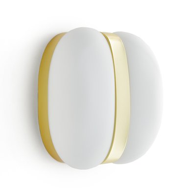 Wandlamp in messing en opaline glas, Sitira LA REDOUTE INTERIEURS