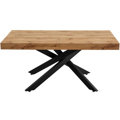 Table à manger extensible décor bois 4/8 personnes - ELENA HOMIFAB
