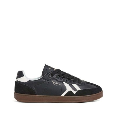 Baskets En Cuir Avec Détails En Daim PEPE JEANS