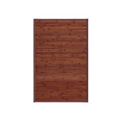 Tapis Descente de Lit Bambou Couleur Noyer - 60x90cm WADIGA