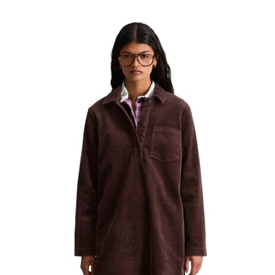 Robe en velours côtelé, coupe trapèze en coton stretch MARC O’POLO DENIM