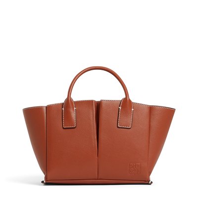 Sac à main petit en cuir grainé ELENA LE TANNEUR