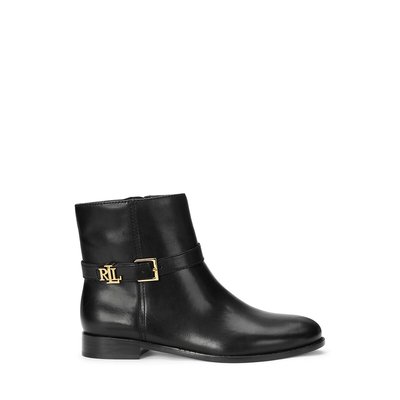 Boots talon plat cuir lisse BROOKE LAUREN RALPH LAUREN