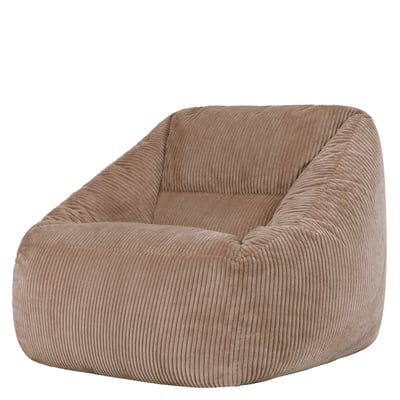 Pouf fauteuil salon velours côtelé Oeko-Tex® - NATALIA ICON