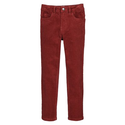 Corduroy Slim Fit Trousers LA REDOUTE COLLECTIONS