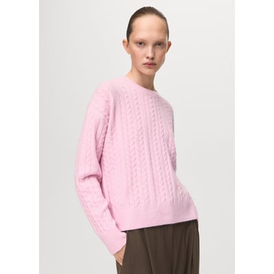 Pull-over maille tressée MANGO