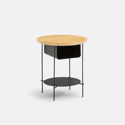 Bangor Steel and Birch Bedside Table LA REDOUTE INTERIEURS