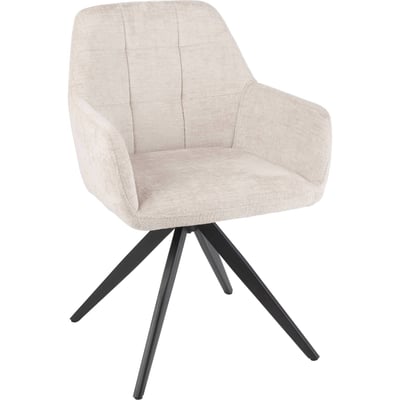 Chaise pivotante en tissu RECOLLECTION