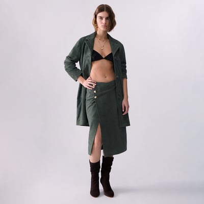 Veste longue en daim LIU JO