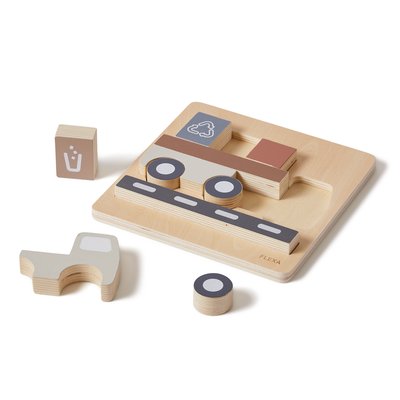 Puzzle encastrable camions FLEXA