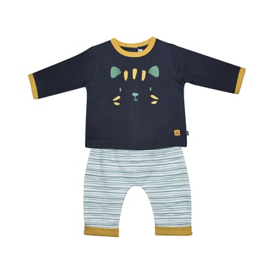 Sweat + pantalon maille framboisier SUCRE D'ORGE