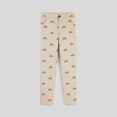 Pantalon droit à motif vélos, BIO MONOPRIX KIDS