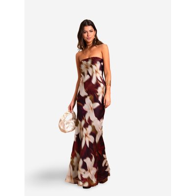 Robe midi sans bretelles THE-ARE