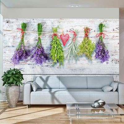 Papier peint intissé panoramique Motifs de cuisine Inspirations de printemps EDEN