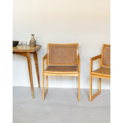 Paire de fauteuils cannés Jakob N°254 - Bon état DEBONGOUT