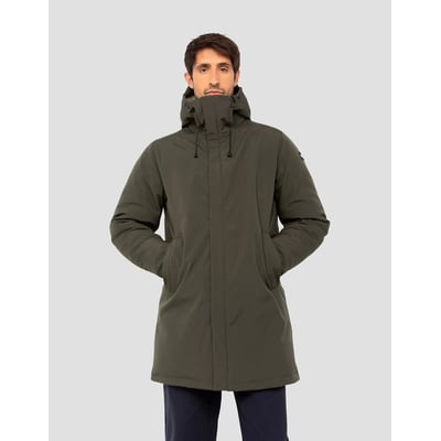 Cappotto ELJIN foderato con piumino e cappuccio in sherpa SCHOTT
