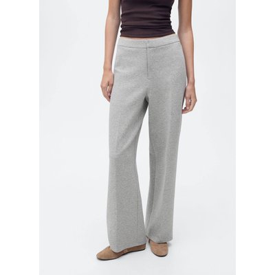 Pantalon droit taille élastique MANGO