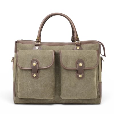 Sac week-end femme cuir et toile ZANZIBAR OH MY BAG