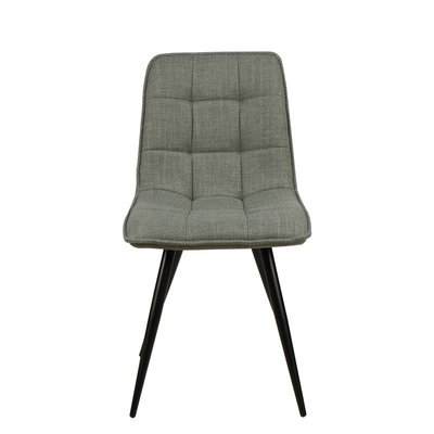 Chaise repas tissu vert ZAGO