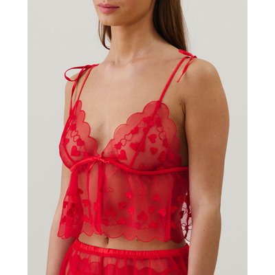 Top en mesh avec broderies HEARTLOVIZ UNDIZ