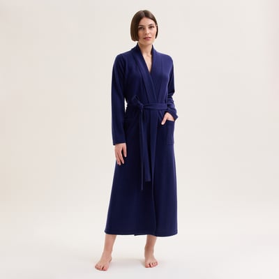 Kimono long col châle en laine cachemire DOUCEUR CACHEMIRE LAURENCE TAVERNIER