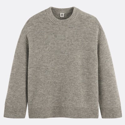 Pull col rond en grosse maille mousseuse LA REDOUTE COLLECTIONS