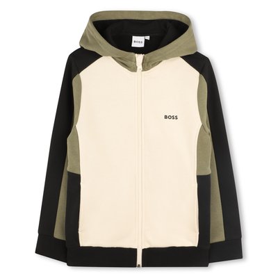 Cardigan à capuche BOSS KIDSWEAR