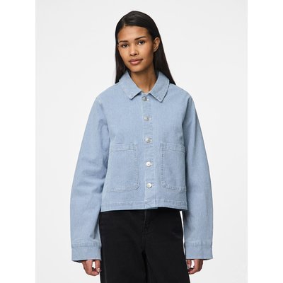 PCBILLO - RAYURES Veste en jean PIECES