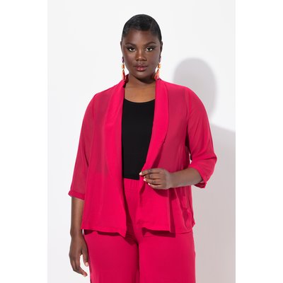 Veste en mousseline oversize. Col châle et ULLA POPKEN