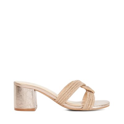 Sandales ornées à talons carrés - MOVEY DUNE LONDON
