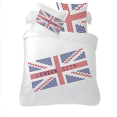 Housse de couette  LONDON CITY  100% coton DECORATIE