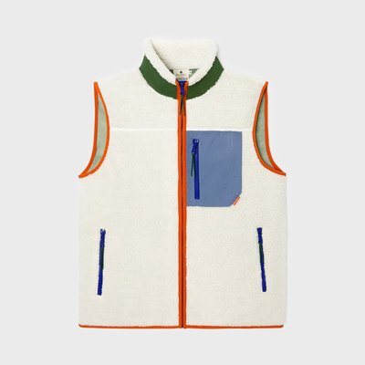 Veste sherpa zippée sans manches BILLYBELT