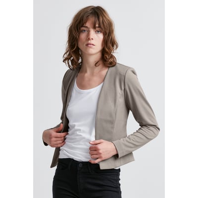 Blazer ouvert coupe cintrée, manches longues ICHI