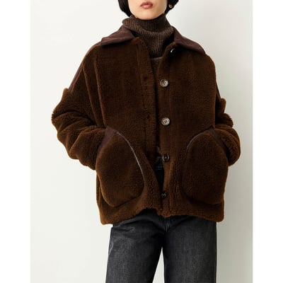 Manteau court en sherpa, ICY ROCKY SESSUN