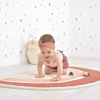 Tapis enfant coton arc en ciel RAINBOW LILIPINSO