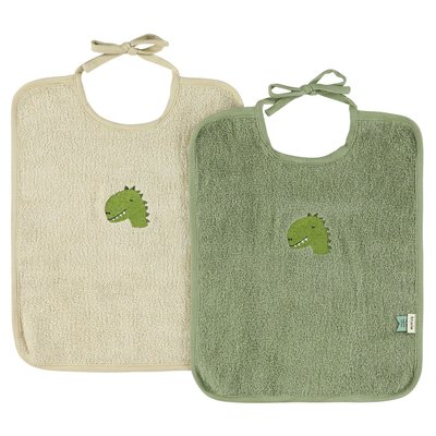 Lot de 2 bavoirs XL Mr. Dino - Trixie TRIXIE