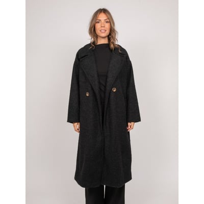 Manteau Long Oversize Maille Bouclée Uven DONA LISA