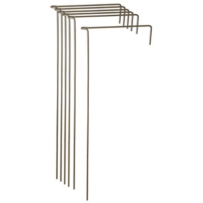 Support à plantes en acier (Lot de 6) 60 cm JARDINDECO