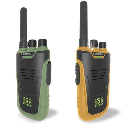 Talkies-walkies KIDYTALK  et jaune KIDYWOLF