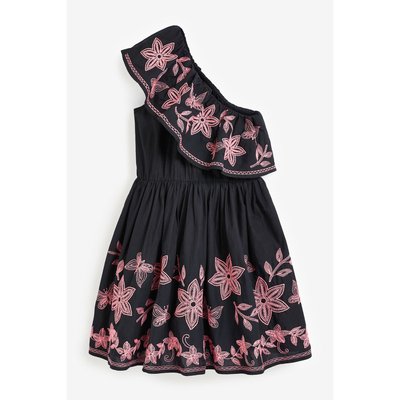 Robe d’été brodée asymétrique à volants NEXT