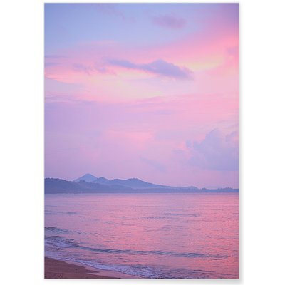 Affiche Nature Ciel Rose 2 L'AFFICHERIE