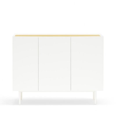 Buffet en bois 3 portes 3 tiroirs L110cm- ARISTA TEULAT